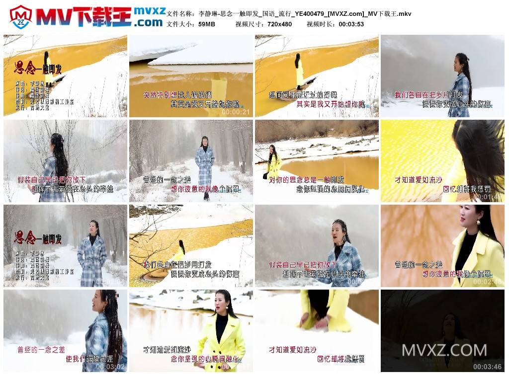 李静琳-思念一触即发_国语_流行_YE400479